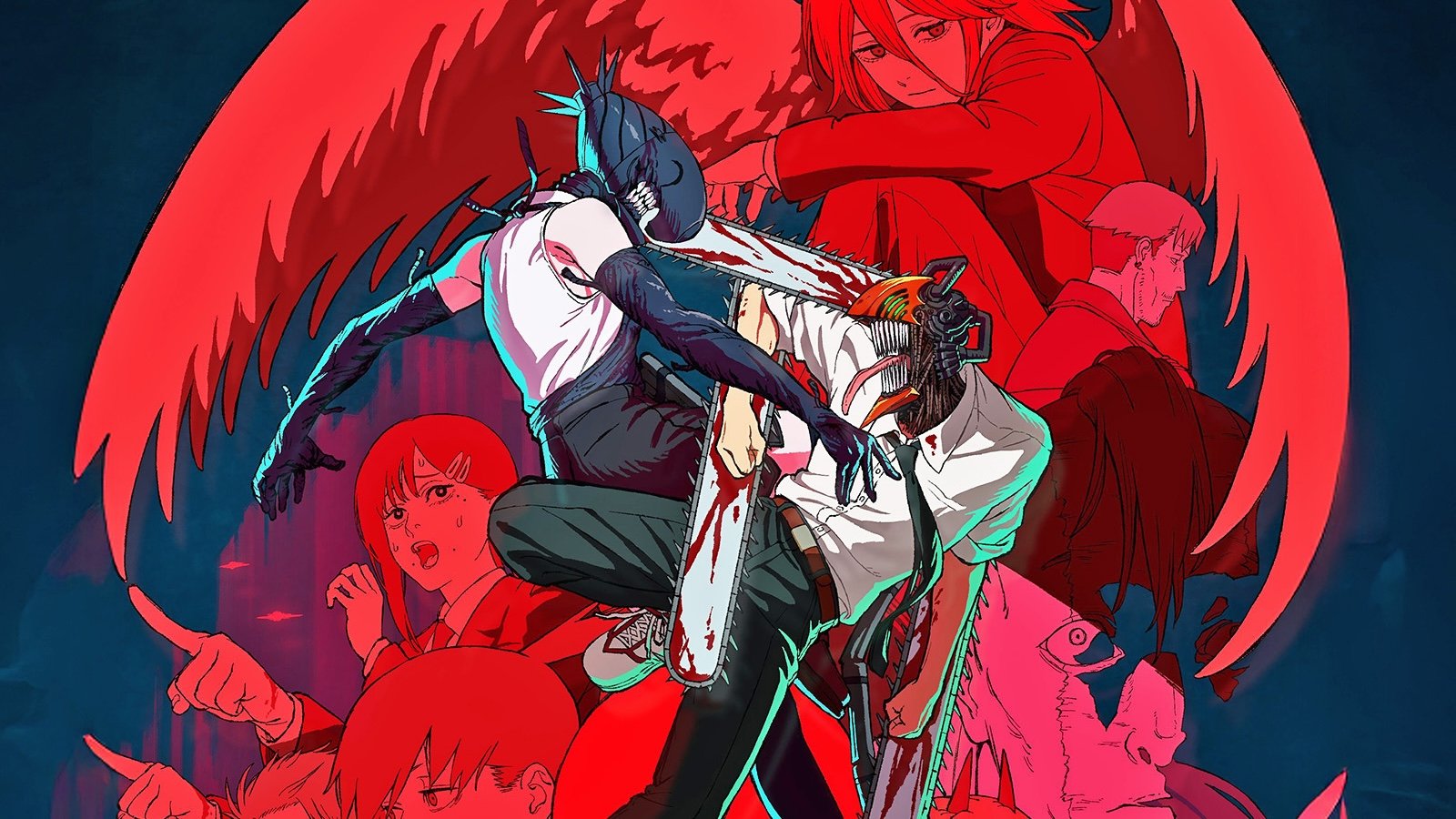 una scena di Chainsaw man