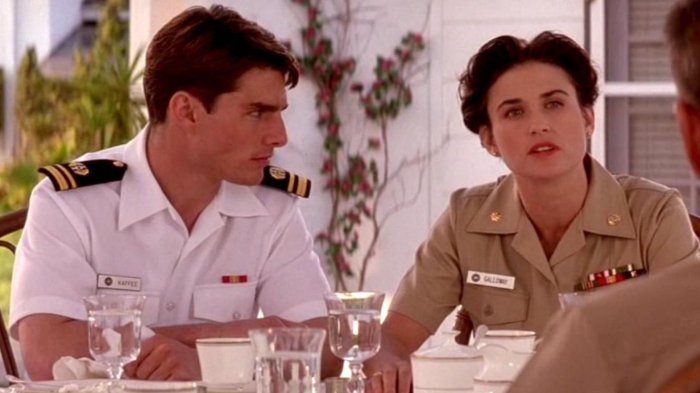 Demi Moore: 'Tom Cruise era imbarazzato dalla mia gravidanza sul set di Codice d'Onore'