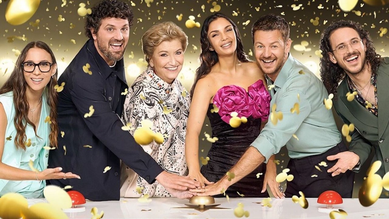 I giudici e i due conduttori di Italia's Got Talent 2025