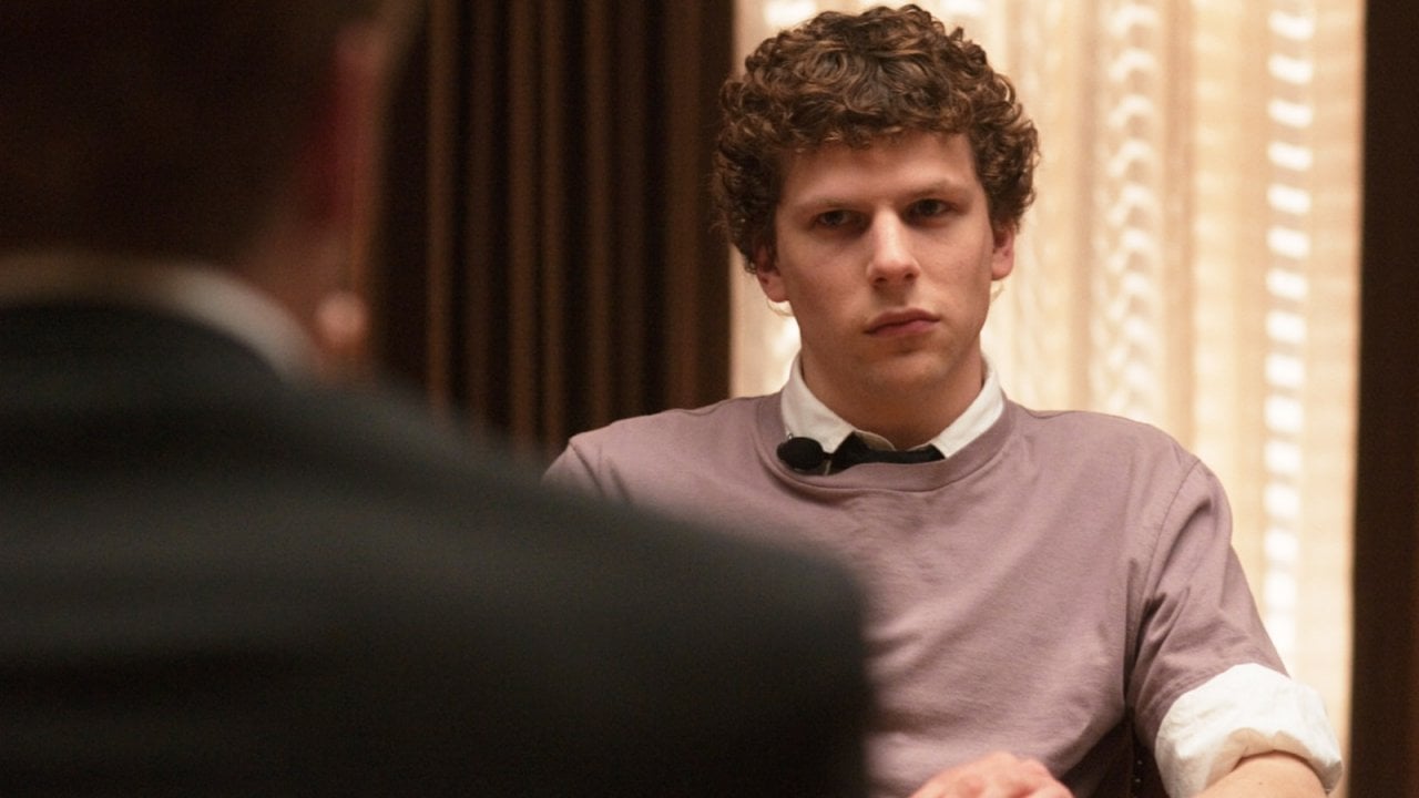 The Social Network: Jesse Eisenberg in una scena del film