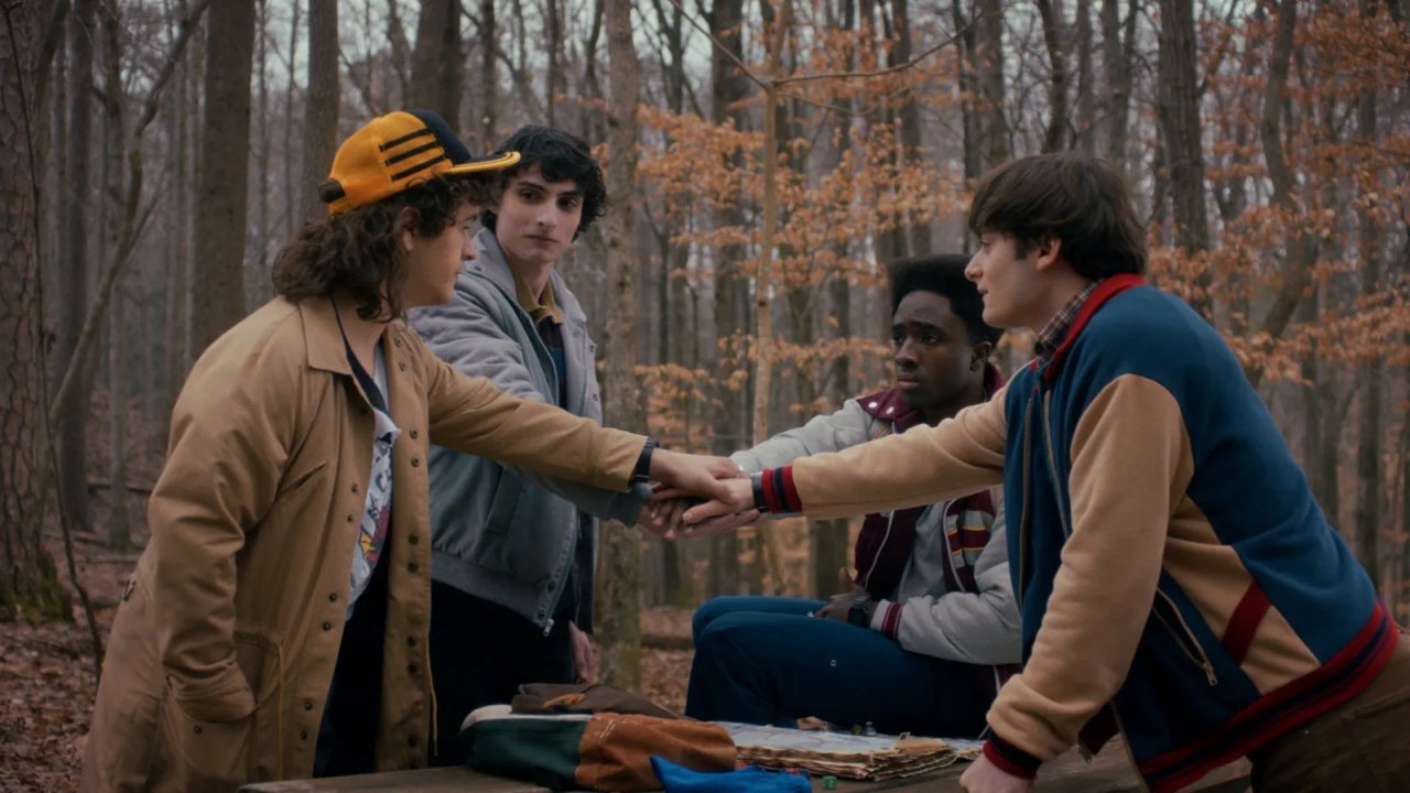 I quattro protagonisti di Stranger Things