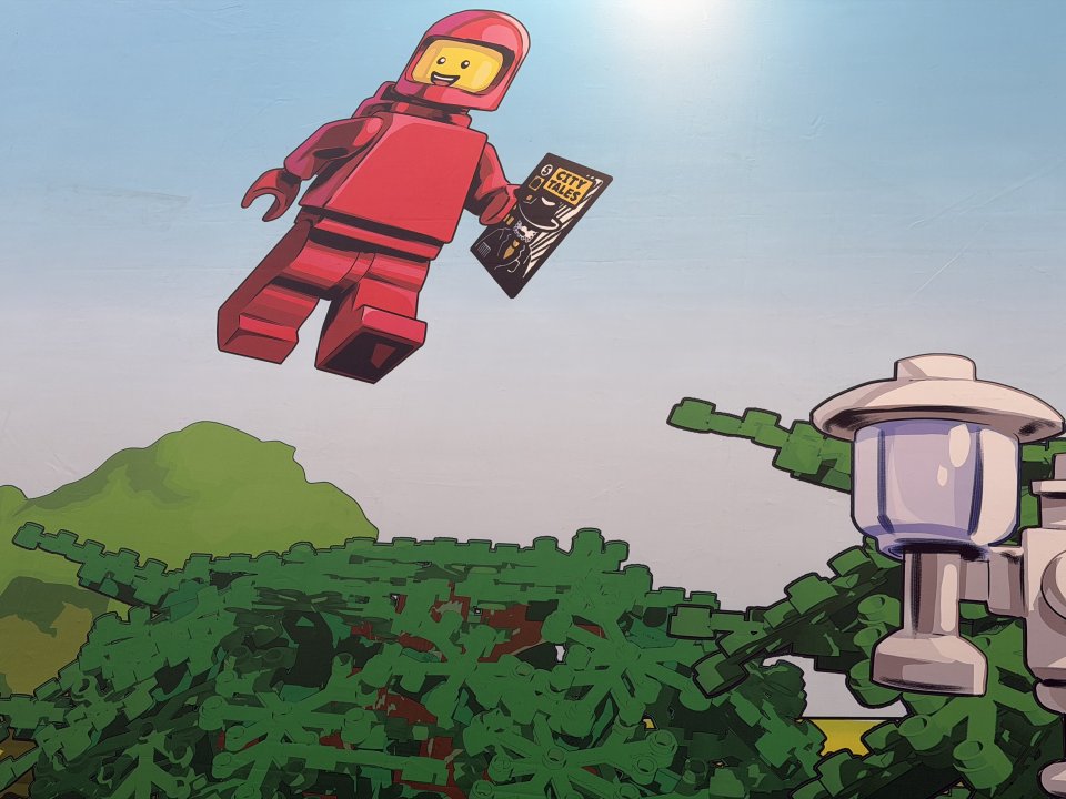 Astronauta Padiglione Lego Lucca Comics 2025