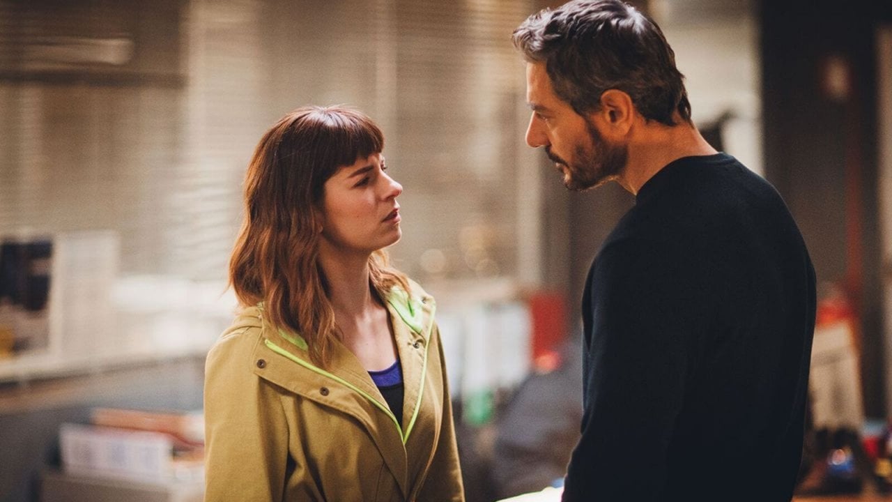 Maria Chiara Giannetta e Giuseppe Zeno sul set della terza stagione di Blanca