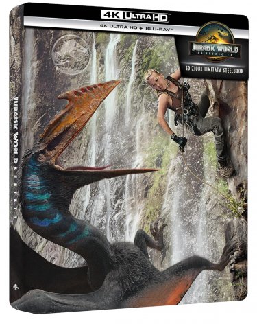 Jurassic World Rinascita Steelbook Cover