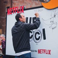 Lucca Comics & Games: Zerocalcare firma il billboard di Due Spicci