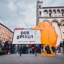Lucca Comics & Games: Zerocalcare in una foto mentre presenta il programma Due Spicci