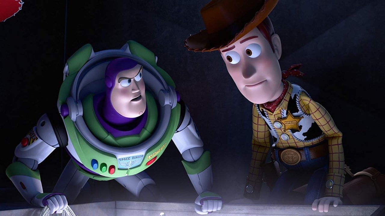 Toy Story 4, un'immagine con Woody e Buzz