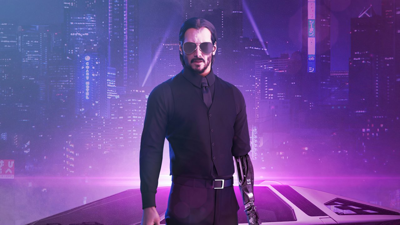 Keanu Reeves in Cyberpunk 2077