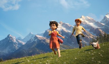 Heidi Con Peter Sulle Montagne