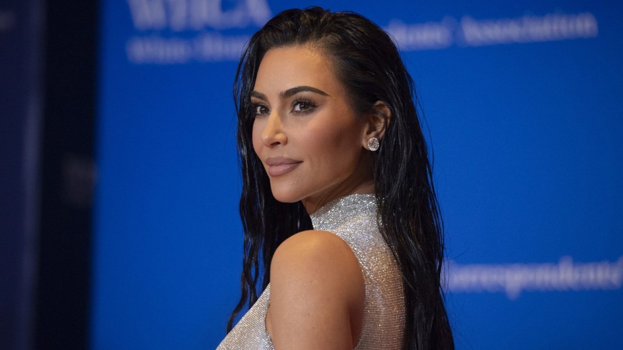 Kim Kardashian ad un evento pubblico