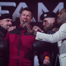 The Running Man: Glenn Powell e Coman Domingo in una foto