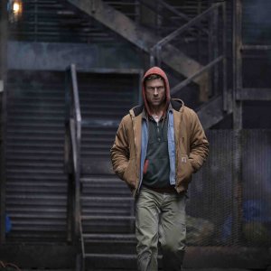 The Running Man: Glenn Powell in una sequenza