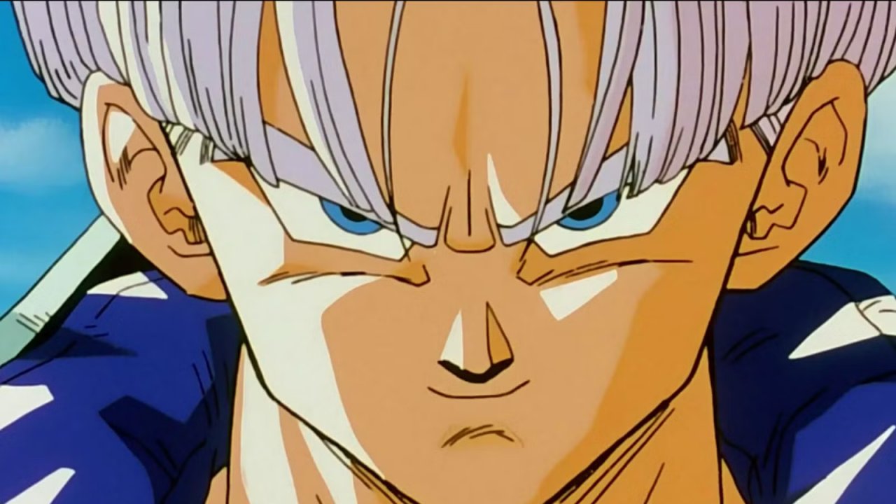 Una sena di Dragon Ball con Trunks
