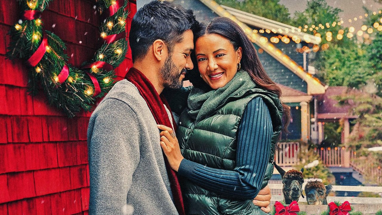 Heather Hemmens e Marco Grazzini in Sotto le luci di Natale