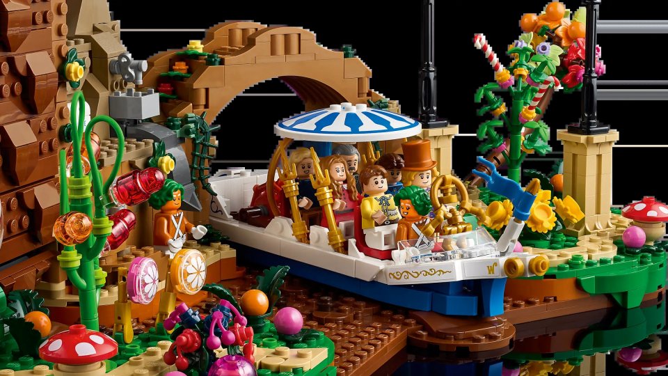 Set Willy Wonka Lego Barca