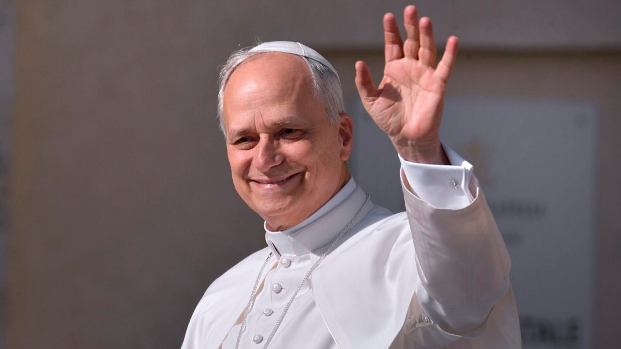 Una foto di Papa Leone