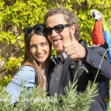 Due famiglie, un funerale: un momento sul set