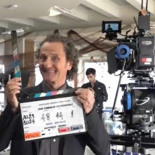 Due famiglie, un funerale: una foto scattata sul set del film