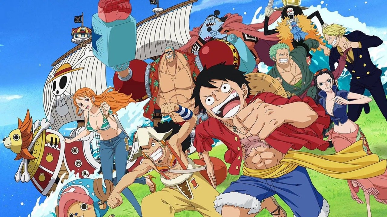 Una scena di One Piece