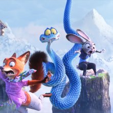 Zootropolis 2: Nick, Judy e Gary in una scena
