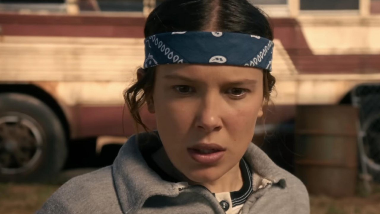 Millie Bobby Brown in addestramento