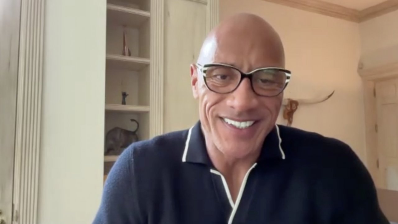 Dwayne Johnson durante la nostra video intervista