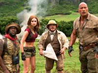 Jumanji 3: Dwayne Johnson, Jack Black, Karen Gillan e Kevin Hart di nuovo insieme nella prima foto