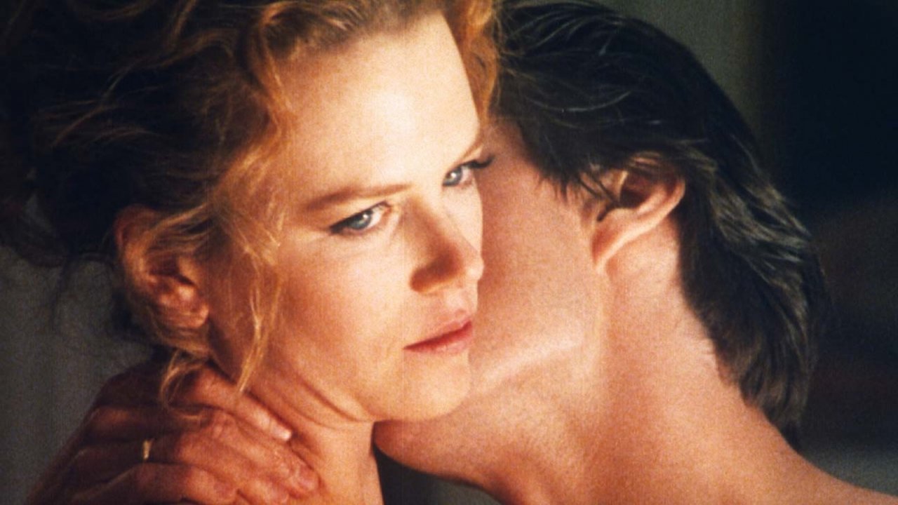 Eyes Wide Shut, Nicole Kidman e Tom Cruise in una scena