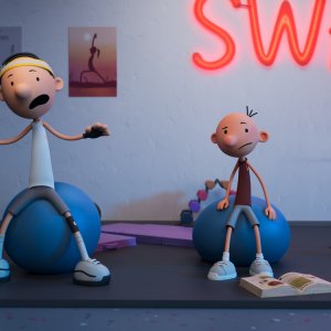 Un'immagine del film d'animazione, quarto adattamento della saga