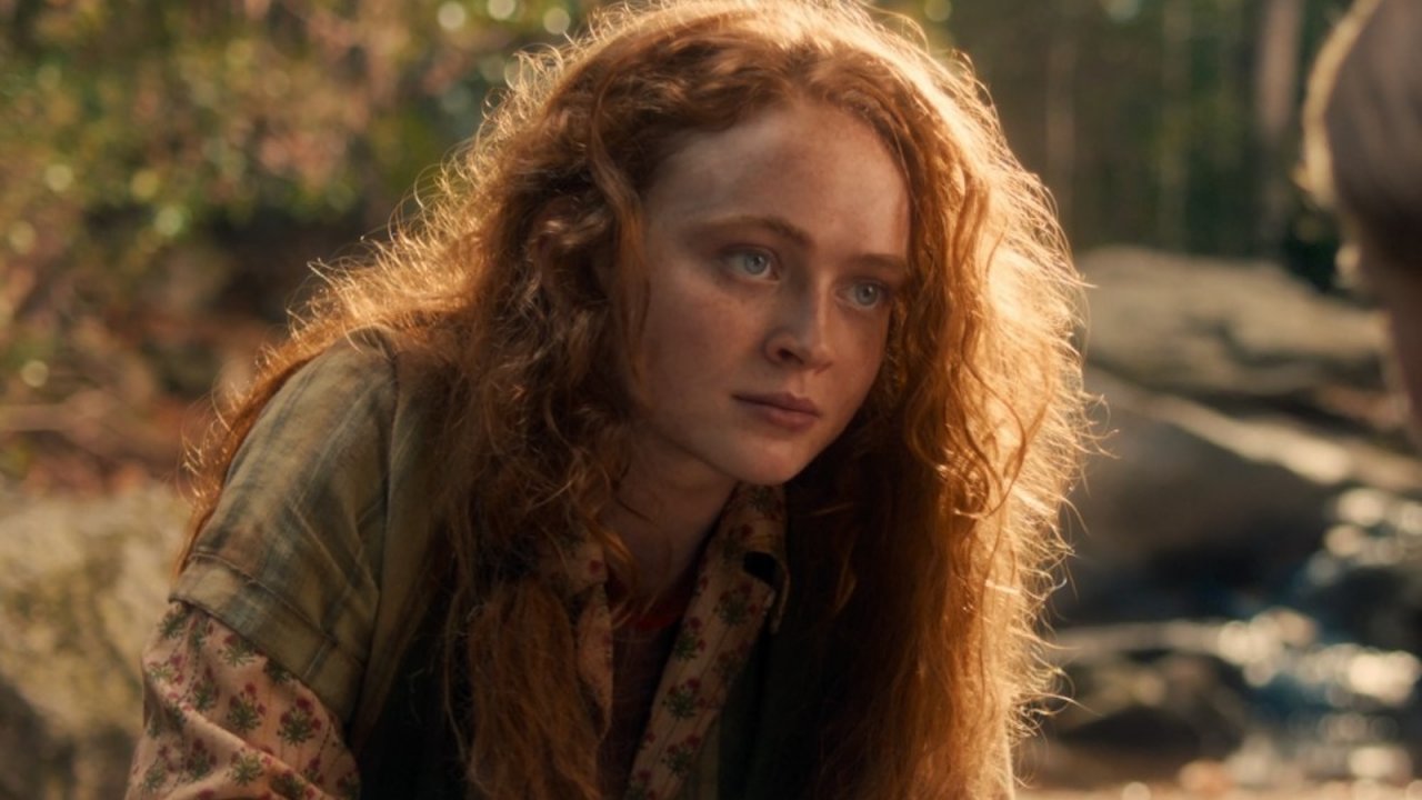 Sadie Sink in una scena di Stranger Things 5