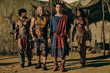 Spartacus House Of Ashur Jordi Webber Graham Mctavish Nick E Tarabay Scena Serie Tv Mgm Plus