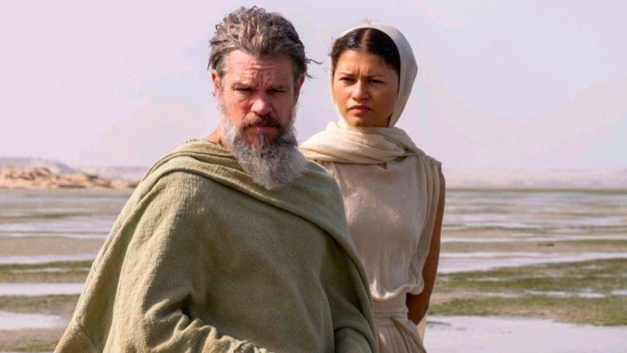 Matt Damon e Zendaya in Odissea