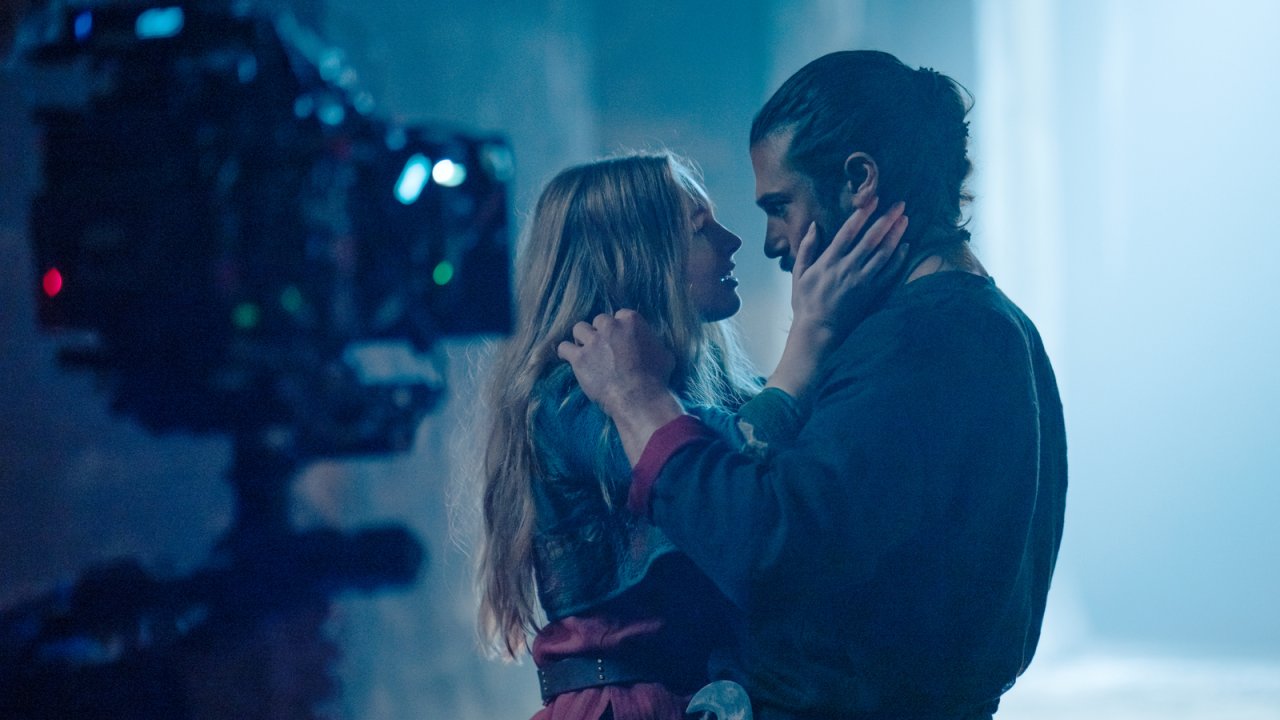 Alanah Bloor e Can Yaman sul set di Sandokan