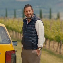 Jay Kelly: Adam Sandler durante una scena