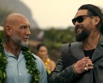 Jason Momoa e Dave Bautista improbabile coppia nelle foto della commedia d'azione Fratelli Demolitori