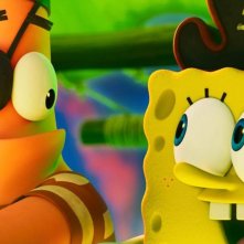 SpongeBob - Un'avventura da pirati, una scena del film animato