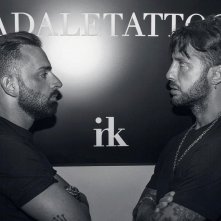 Alessandro Piscopo e Fabrizio Corona in una foto condivisa su Facebook nel 2018