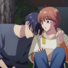 Una scena romantica dell'anime