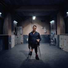 Fabrizio Corona durante le riprese della serie Netflix Io sono Notizia