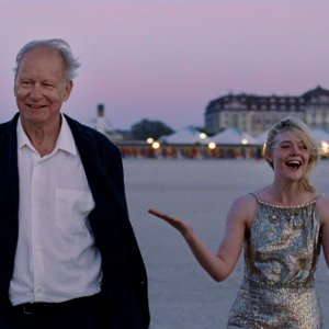 Sentimental Value: Stellan Skarsgård, Elle Fanning in una foto