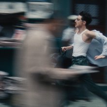 Marty Supreme: Timothée Chalamet durante una corsa