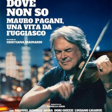 Locandina di Andando dove non so. Mauro Pagani, una vita da fuggiasco