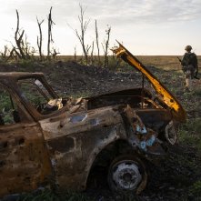 2000 Metri ad Andriivka: una foto del paesaggio desolato