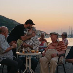 I delitti del BarLume 13, Paolo Cioni circondato dai Bimbi