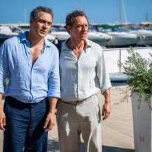 Le cose non dette: Stefano Accorsi, Claudio Santamaria in una scena