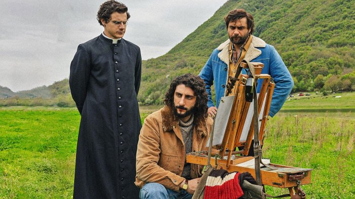 Il Falsario, l’intervista al cast: personaggi ambigui in una Roma in fiamme