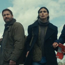 Greenland 2 - Migration: Gerard Butler, Morena Baccarin e Roman Griffin Davis in una foto