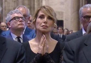 Barbara D Urso Funerali Berlusconi