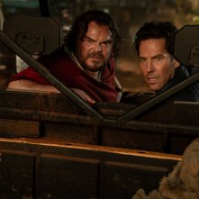 Anaconda: Jack Black e Paul Rudd in una scena