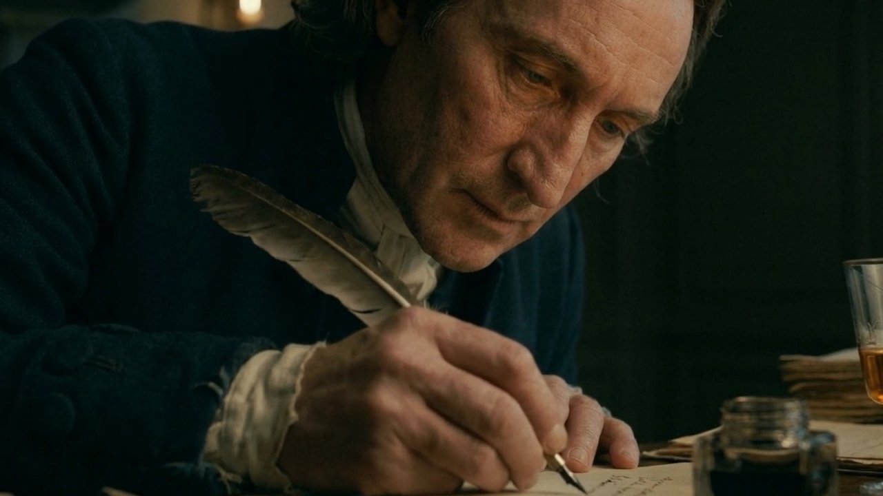 Un'immagine dalla nuova serie IA di Darren Aronofsky: 1776